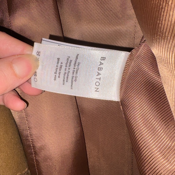 Babaton Tan Trench Coat - Picture 5 of 8